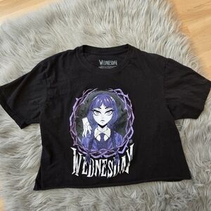 Wednesday Girls Boxy Graphic Tshirt